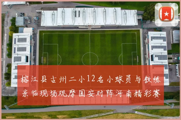 榕江县古州二小12名小球员与教练亲临现场观摩国安对阵河南精彩赛事